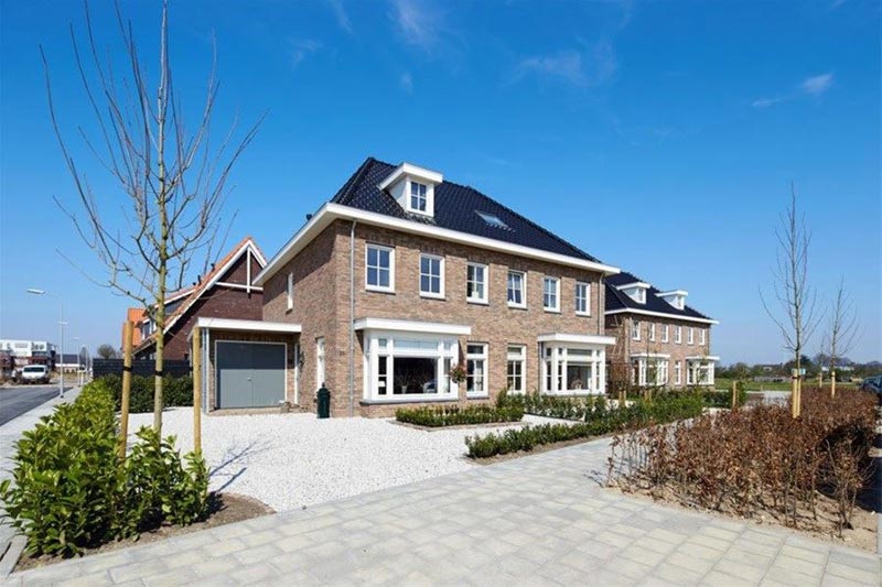 Onderhoudsvriendelijke voortuin tip grind