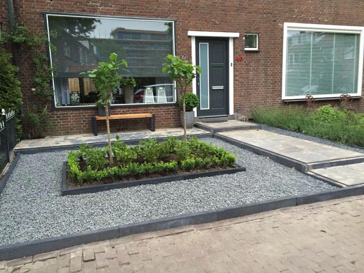 Onderhoudsvriendelijke voortuin tip opsluitbanden