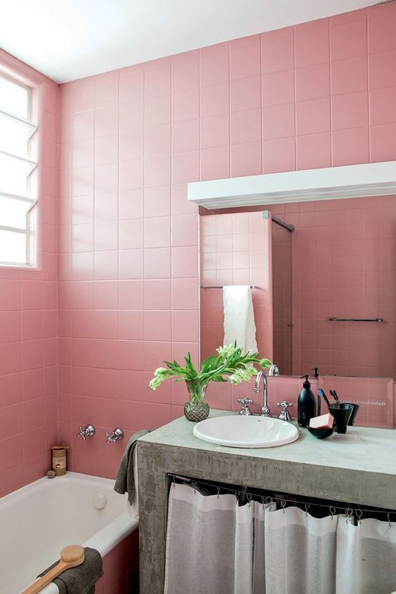 De Mooiste Roze Badkamers HOMEASE De Mooiste Roze Badkamers HOMEASE