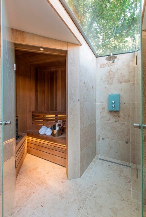 Sauna in huis inspiratie