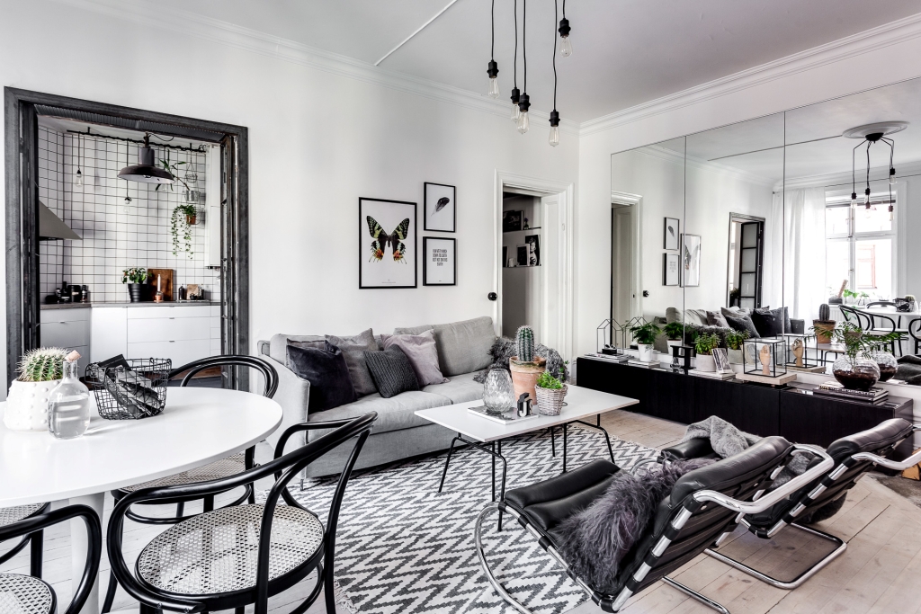 Dit Scandinavisch appartement is anders, maar wel super stoer ingericht!