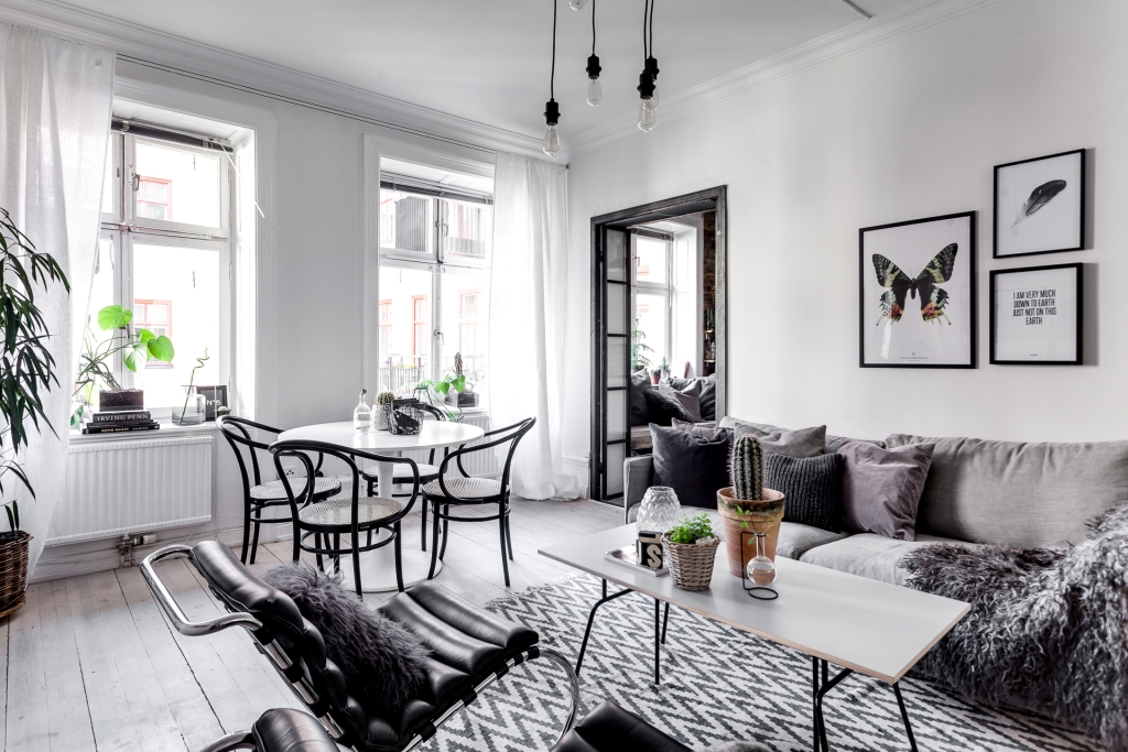 Dit Scandinavisch appartement is anders, maar wel super stoer ingericht!