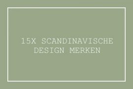 scandinavische design merken