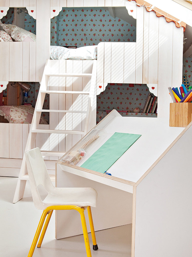 Spaanse ontwerpster ontwerpt kinderkamer voor haar dochter met een sprookjeshuis!