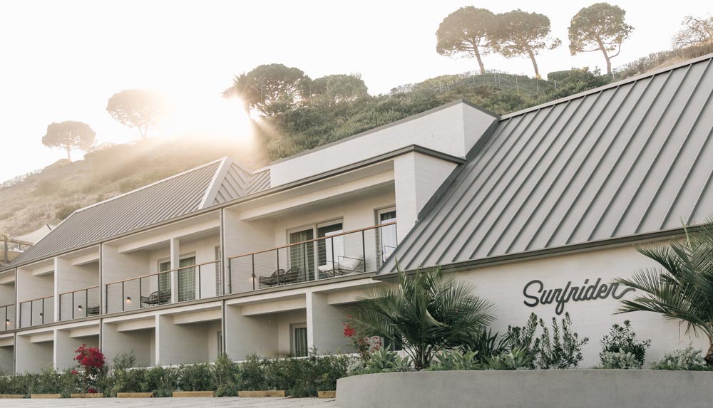 Surfrider hotel in Malibu