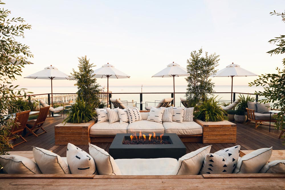 Surfrider hotel in Malibu