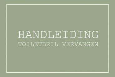 Toiletbril vervangen handleiding