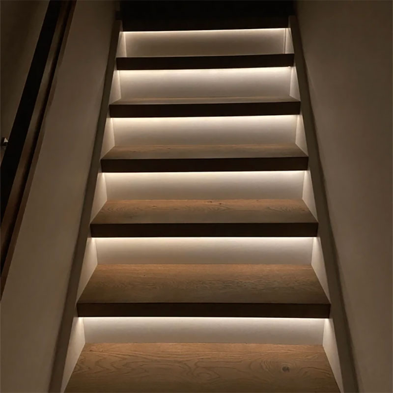 trapverlichting ideeen led-strips traptreden