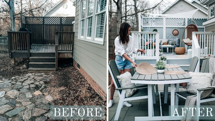 Tuin ideeën inrichten loungetuin