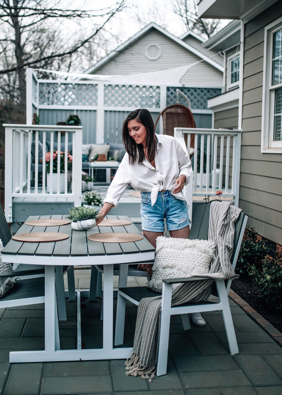 Tuin ideeën loungetuin eethoek