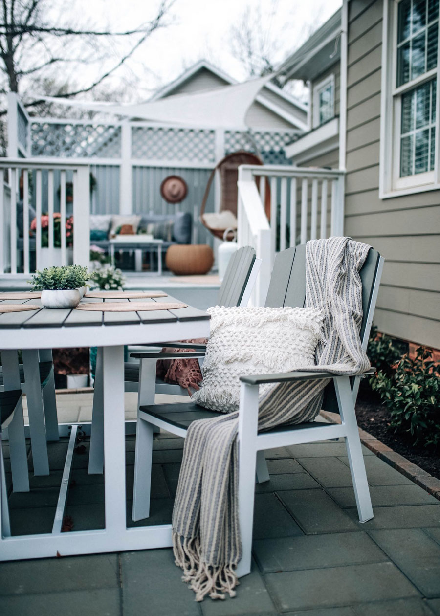 Tuin ideeën loungetuin eethoek