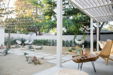 De tuin met woestijn thema van Molly