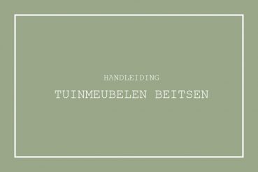 tuinmeubelen beitsen handleiding