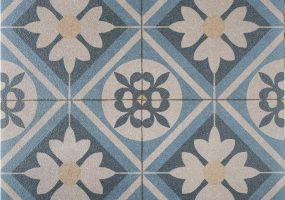 tuinpad geprinte patroontegels