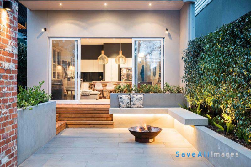 tuinverlichting inspiratie ledstrips onder meubels