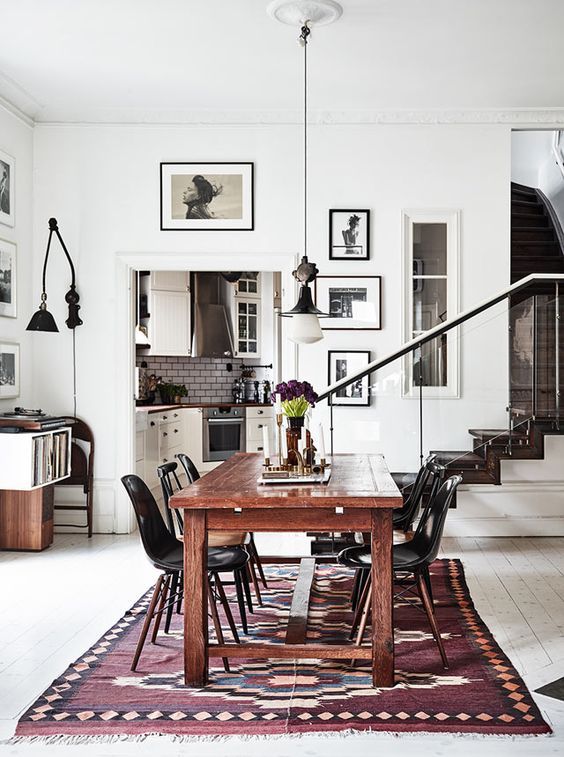 Vintage eetkamerstoelen