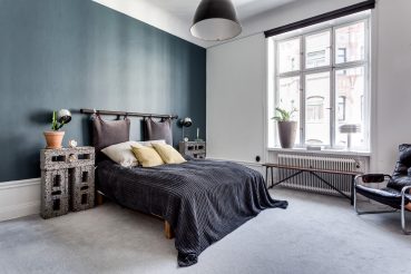 In deze vintage slaapkamer vind je hele leuke en inspirerende decoratie ideeën