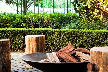 Vuurschaal tuin