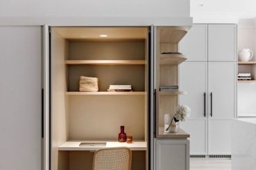 werkplek verbergen in huis maatkast