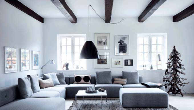 woonkamer ideeen hanglamp aan plafond verplaatsen