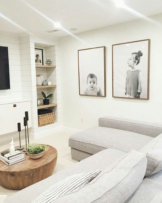 Zwart wit foto's aan de muur